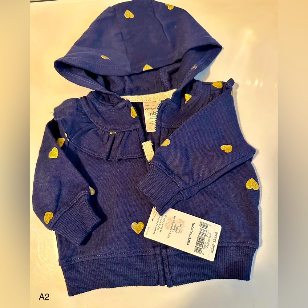 Carter’s newborn zip up